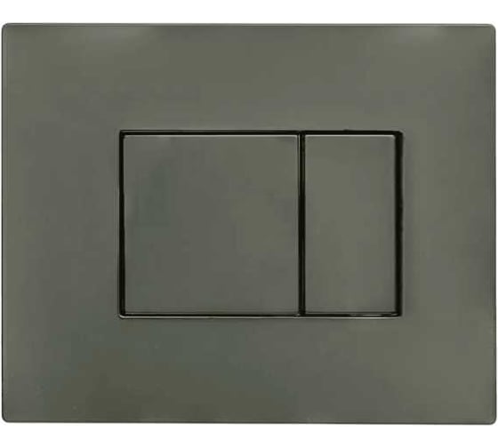 Кнопка смыва для инсталляции ViEiR механическая графит квадратные клавиши двухрежимная VRQ76-3G (V)