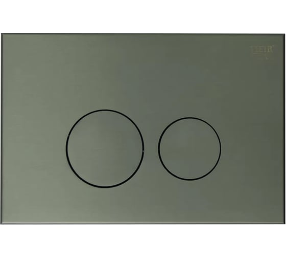 Кнопка смыва для инсталляции ViEiR механическая графит круглые клавиши двухрежимная VRQ76-1G (V)