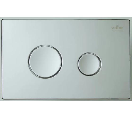 Кнопка смыва для инсталляции ViEiR механическая круглые клавиши хром двухрежимная VRQ61B (V)