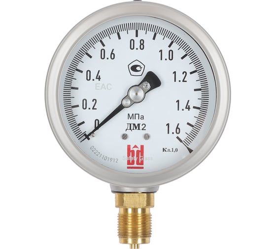 Манометр BD ДМ 2 100 Р (-1-9) бар, класс 1,0, G1/2 125111151627