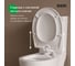 Сиденье из полипропилена IDDIS 008, микролифт (soft-close), быстросъемное 008PPSEi31 6