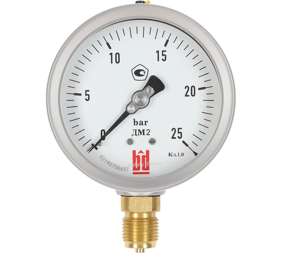 Манометр BD ДМ 2 100 Р (0-40) бар, кл. 1,0, G 1/2, 125111153627