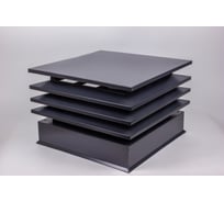 Дымник Модерн ПРОФМЕТСТИЛЬ 520х390х370 RAL 7024 Арт. 1352