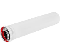 Удлинитель дымохода традиционный коаксиальный STOUT SCR-6010-001000, D60 (п-м)/100 (п-м) PEE9H4MM72Q4G9