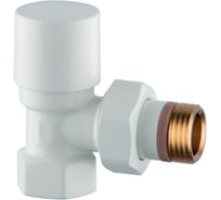 Клапан запорно-балансировочный угловой STOUT Design белый SVLD-0002-000015W RG00943679CBHL