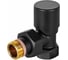 Клапан запорно-балансировочный STOUT Design черный, угловой SVLD-0002-000015B RG00943679CI1M 1