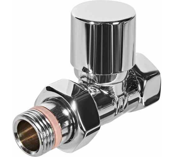 Клапан запорно-балансировочный Design хром, прямой STOUT SVLD-0001-000015C RG00943679CP1N