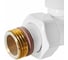 Клапан запорно-балансировочный Design белый, прямой STOUT SVLD-0001-000015W RG00943679D0HO 2