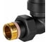 Клапан термостатический STOUT Design черный, прямой, 1/2 SVTD-0001-000015B RG00943679BT9J 2