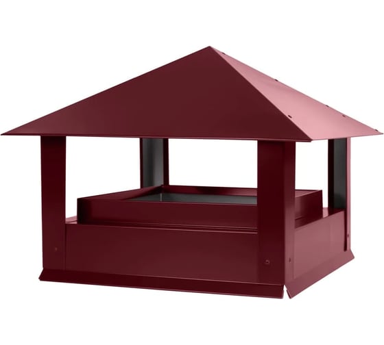 Дымник ПРОФМЕТСТИЛЬ Стандарт 520x520x450 RAL 3005 аРТ. 1321