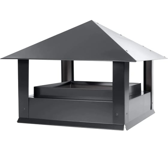 Дымник ПРОФМЕТСТИЛЬ Стандарт 520x520x450 RAL 7024 Арт. 1324