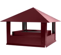 Дымник ПРОФМЕТСТИЛЬ Стандарт 520x520x450 RAL 3011 Арт. 1322