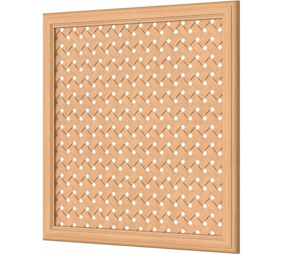 Экран для радиаторов Cosca Decor бук массив, 600x600 мм СПБ004446 1