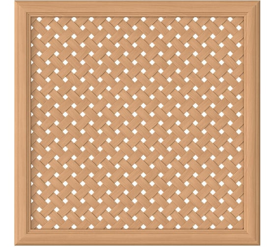 Экран для радиаторов Cosca Decor бук массив, 600x600 мм СПБ004446