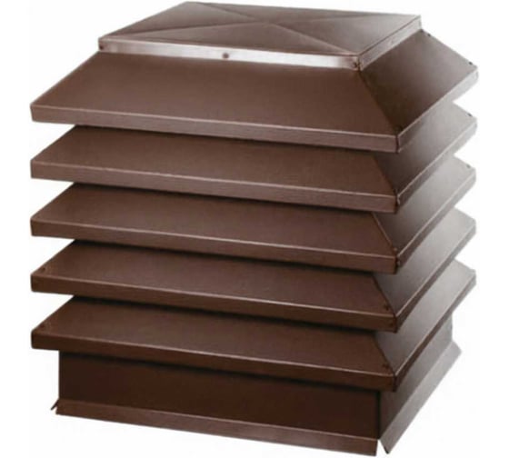 Дымник ПРОФМЕТСТИЛЬ Модерн комбо 520*390*450 RAL 8017 Арт. 1395