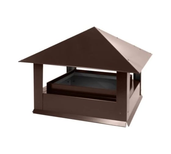 Дымник ПРОФМЕТСТИЛЬ Стандарт 390*390*450 RAL 8017 Арт. 1318