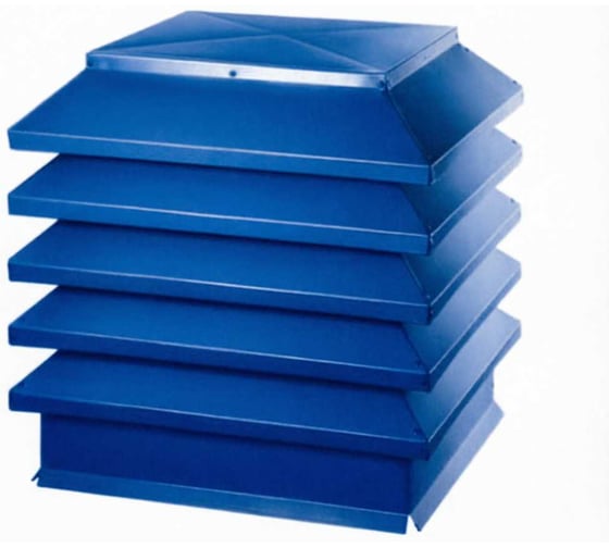 Дымник ПРОФМЕТСТИЛЬ Модерн комбо 520*390*450 RAL 9003 аРТ. 1397