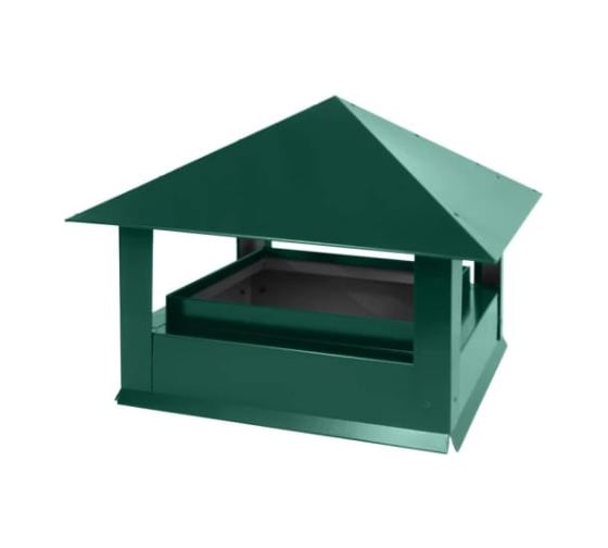 Дымник ПРОФМЕТСТИЛЬ Стандарт 520*390*450 RAL 6005 Арт. 1330