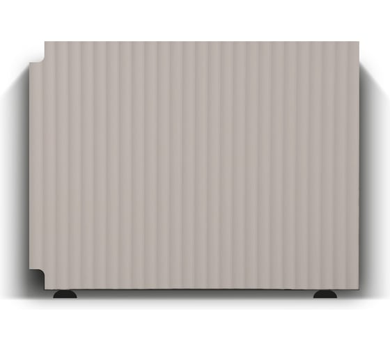 Экран под ванну Alavann МДФ Stil/Alt 0.75 торцевой Фрезеровка волна, бежевый ALV0246007