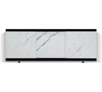 Экран под ванну Alavann МДФ Alt Black 1,5 Белый мрамор ALV1201005