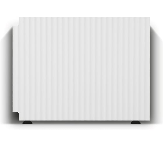 Экран под ванну Alavann МДФ Stil/Alt 0.75 торцевой Фрезеровка волна, белый ALV0246006