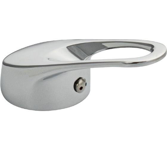 Ручка для шарового смесителя для корпуса Санакс 40 мм, металлическая, с прорезью, цвет хром 6668