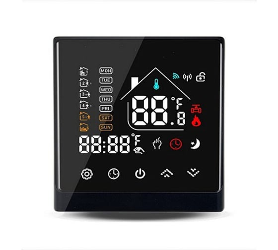 Терморегулятор теплого пола STOUT STE-3002-311712 16А, черный RG0094NU9A5FGV