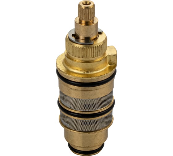 Картридж термостатический Санакс латунный, 24 шлица, диаметр штока 9 мм, длина 90 мм 000-74