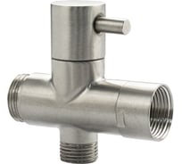 Дивертор к смесителю в ванную Санакс МАГНУС из нержавеющей стали, металлокерамика 7123