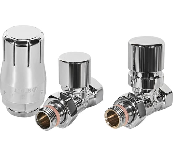 Комплект клапанов термостатических STOUT SVTDK-0001-000015C Design хром, пр RG009436799P19