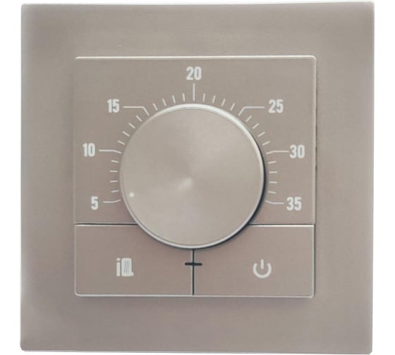 Терморегулятор IQWATT IQ Thermostat Dm шампань 101681