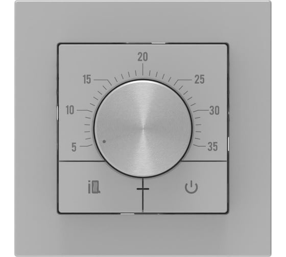 Терморегулятор IQWATT IQ Thermostat Dm серебристый 102725