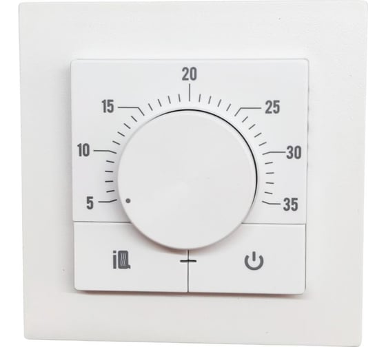 Терморегулятор IQWATT IQ Thermostat Dm белый 101678