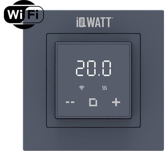Терморегулятор IQWATT IQ Thermostat D Wi-Fi (графит) 102729