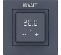Терморегулятор IQWATT IQ Thermostat D (графит) 102728