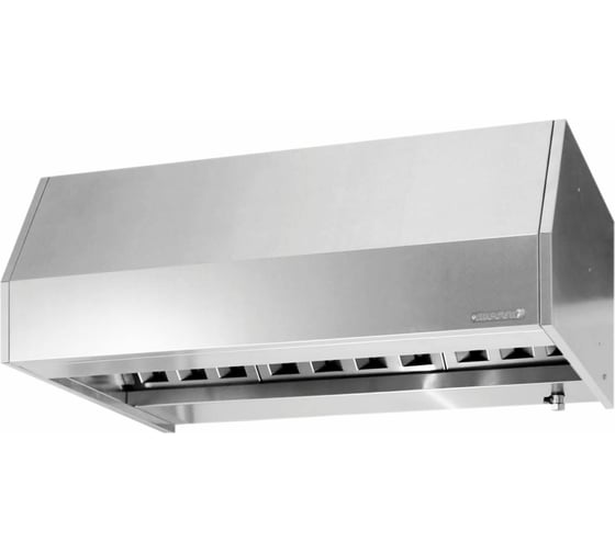 Зонт вытяжной закрытый Mecon ЗВЗн - 1000x1000x400 Norma Inox, пристенный ЗВЗ-NIn10010040-п