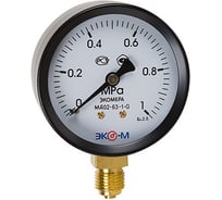 Манометр ЭКО-М Экомера МД02-63мм 0..1 МПа M12х1.5 МД02-63-M-1 МПа-РИ