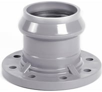 Раструбный патрубок ХЕМКОР с ПВХ фланцем, 400х400 мм 2181149