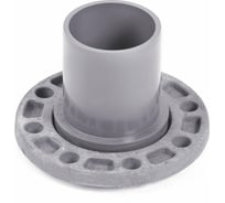 Патрубок ХЕМКОР гладкий с металлическим фланцем 160150 мм 2181093 14767