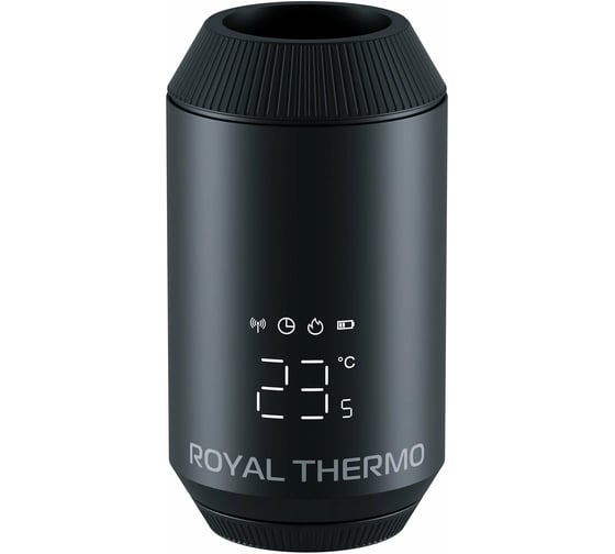 Термостат радиаторный электронный Royal Thermo Smart Heat 2.0, черный НС-1735445