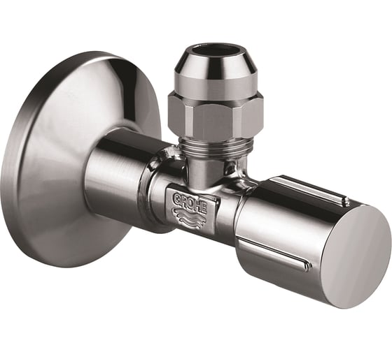 Вентиль угловой Grohe 1/2 дюйма–3/8 дюйма, 1 шт, темный графит глянец 22037A00