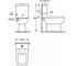 Смывной бачок Grohe Bau Edge Ceramic наполнение снизу 39861000 7