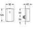 Панель смыва для писсуара Grohe Tectron инфракрасная, питание от батареи 6V, хром 37751001 2