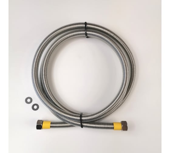 Сильфон для газа TUBOFLEX в оплетке ПВХ, 1/2, 2.5 м, ВР/ВР 4829466