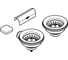 Сливной гарнитур кухонной мойки Grohe с 2 чашами, теплый закат, матовый 40999DL0 2