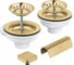 Сливной гарнитур кухонной мойки Grohe с 2 чашами, холодный рассвет, матовый 40999GN0 1