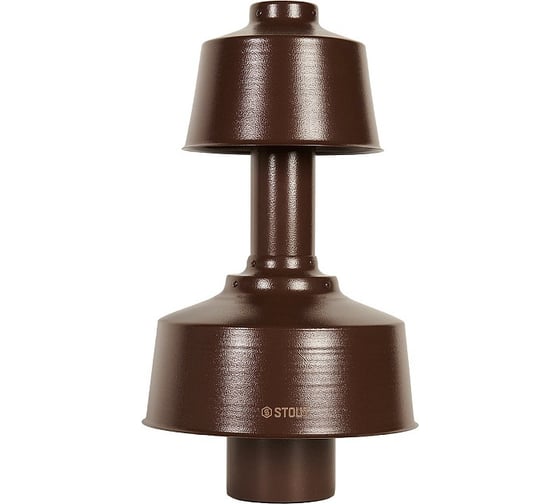 Оголовок вертикальный с ветрозащитой традиционный коаксиальный STOUT SCR-6010-800023 D PEE9H4MM72RJ0Q