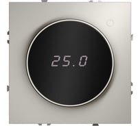 Терморегулятор электронный Voltum S70 с индикацией и датчиком, для теплого пола, (кашемир) VLS070103