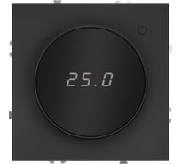 Терморегулятор электронный Voltum S70 с индикацией и датчиком, для теплого пола, (графит) VLS070107