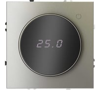 Терморегулятор электронный Voltum S70 с индикацией и датчиком, для теплого пола, (шелк) VLS070104